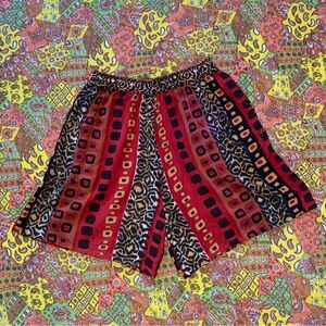 Vintage Patterned Shorts